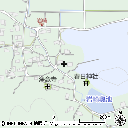 兵庫県丹波篠山市岩崎696周辺の地図