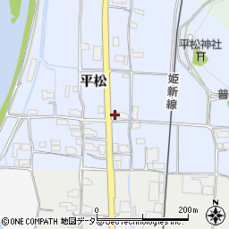 岡山県真庭市平松104周辺の地図