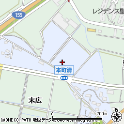 愛知県豊田市本町清周辺の地図