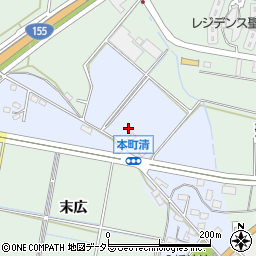 愛知県豊田市本町（清）周辺の地図
