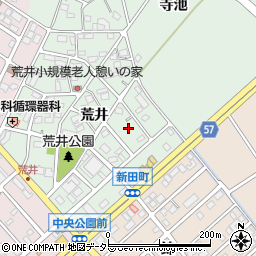 愛知県豊明市沓掛町荒井6周辺の地図
