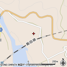 静岡県浜松市天竜区佐久間町浦川3404周辺の地図