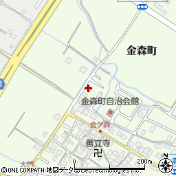 滋賀県守山市金森町331周辺の地図