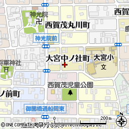 京都府京都市北区大宮中ノ社町44周辺の地図