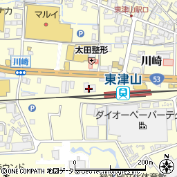 コスモ津山店周辺の地図