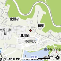 愛知県名古屋市緑区大高町北関山周辺の地図
