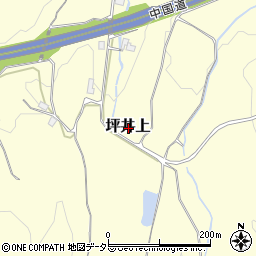 岡山県津山市坪井上周辺の地図