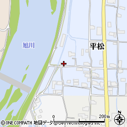 岡山県真庭市平松49周辺の地図