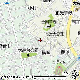 愛知県名古屋市緑区大高町北横峯53周辺の地図