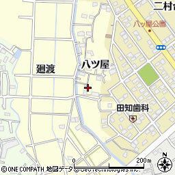 愛知県豊明市間米町八ツ屋662周辺の地図