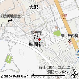 兵庫県丹波篠山市中野147周辺の地図