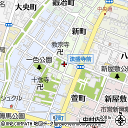 三重県桑名市新町周辺の地図