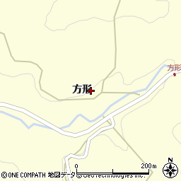愛知県豊田市宇連野町方形周辺の地図