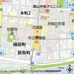 津山ブックセンター　有限会社　アルネ店周辺の地図