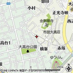 愛知県名古屋市緑区大高町北横峯54周辺の地図
