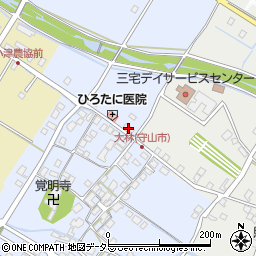 滋賀県守山市大林町214-3周辺の地図