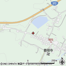 京都府南丹市園部町埴生油田周辺の地図