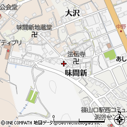 兵庫県丹波篠山市中野160周辺の地図