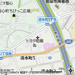 愛知県豊田市清水町1丁目20周辺の地図