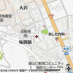 兵庫県丹波篠山市中野256周辺の地図