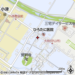 滋賀県守山市大林町260周辺の地図