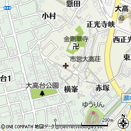 愛知県名古屋市緑区大高町北横峯47周辺の地図