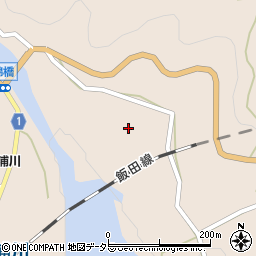 静岡県浜松市天竜区佐久間町浦川3405周辺の地図