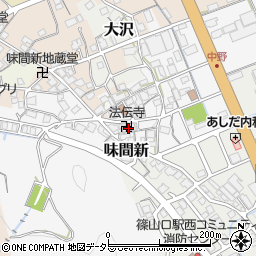 兵庫県丹波篠山市中野155周辺の地図