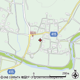 岡山県津山市福井1133周辺の地図