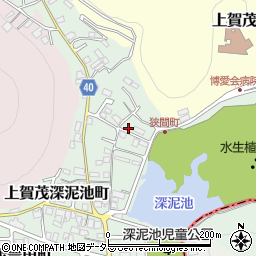 京都府京都市北区上賀茂狭間町62-13周辺の地図