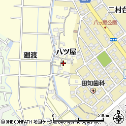 愛知県豊明市間米町八ツ屋657周辺の地図