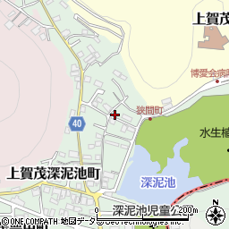 京都府京都市北区上賀茂狭間町62-12周辺の地図