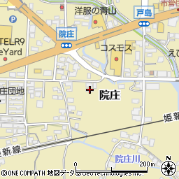 岡山県津山市院庄837周辺の地図