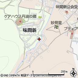 兵庫県丹波篠山市味間南3-10周辺の地図