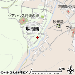兵庫県丹波篠山市味間南3周辺の地図