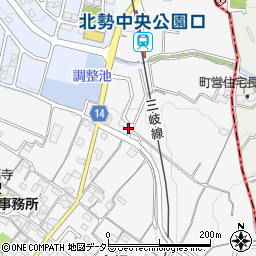 三重県四日市市市場町490周辺の地図