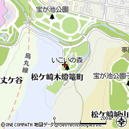 京都府京都市左京区松ケ崎木燈篭町周辺の地図