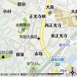 愛知県名古屋市緑区大高町赤塚周辺の地図
