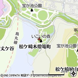 京都府京都市左京区松ケ崎木燈篭町周辺の地図
