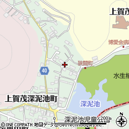 京都府京都市北区上賀茂狭間町62-8周辺の地図