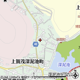 京都府京都市北区上賀茂狭間町23周辺の地図