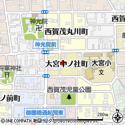 京都府京都市北区大宮中ノ社町30周辺の地図