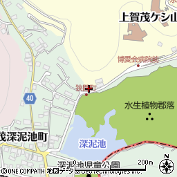 京都府京都市北区上賀茂狭間町65周辺の地図