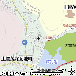 京都府京都市北区上賀茂狭間町62-18周辺の地図