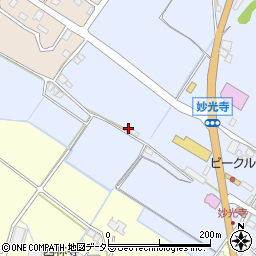 滋賀県野洲市妙光寺162周辺の地図