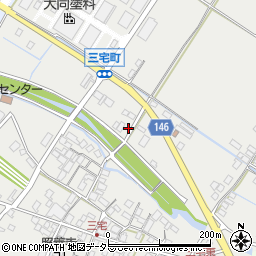 滋賀県守山市三宅町607周辺の地図