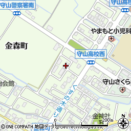 滋賀県守山市金森町925周辺の地図