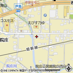 岡山県津山市院庄880周辺の地図