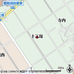 愛知県豊明市沓掛町十三塚周辺の地図