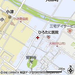 滋賀県守山市大林町258周辺の地図